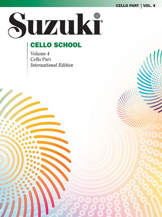 Suzuki International Edition Book Series for Cello