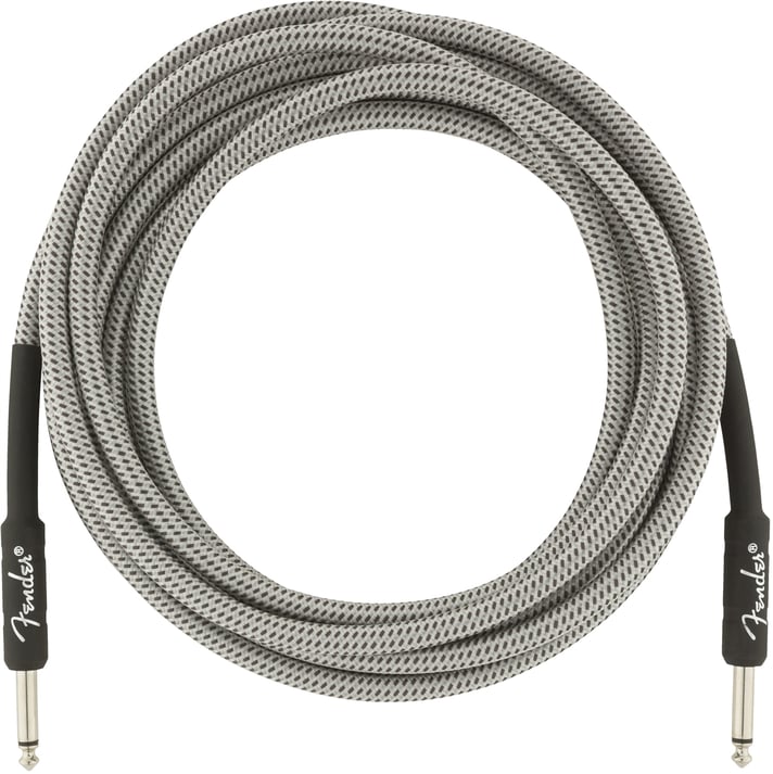 FENDER PROFESSIONAL SERIES 15FT INSTRUMENT CABLE, WHITE TWEED