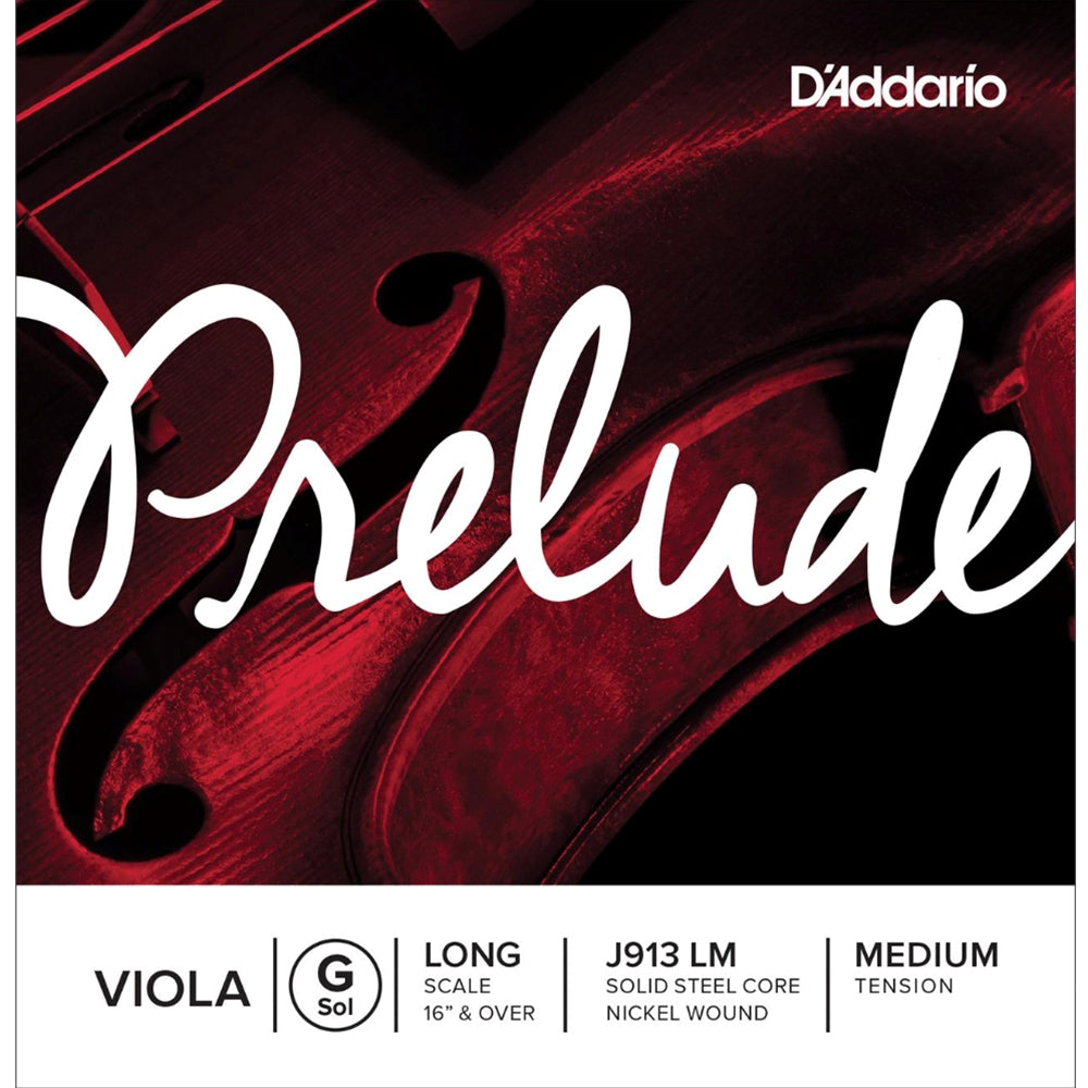 D'Addario Prelude Viola Strings (Single G)