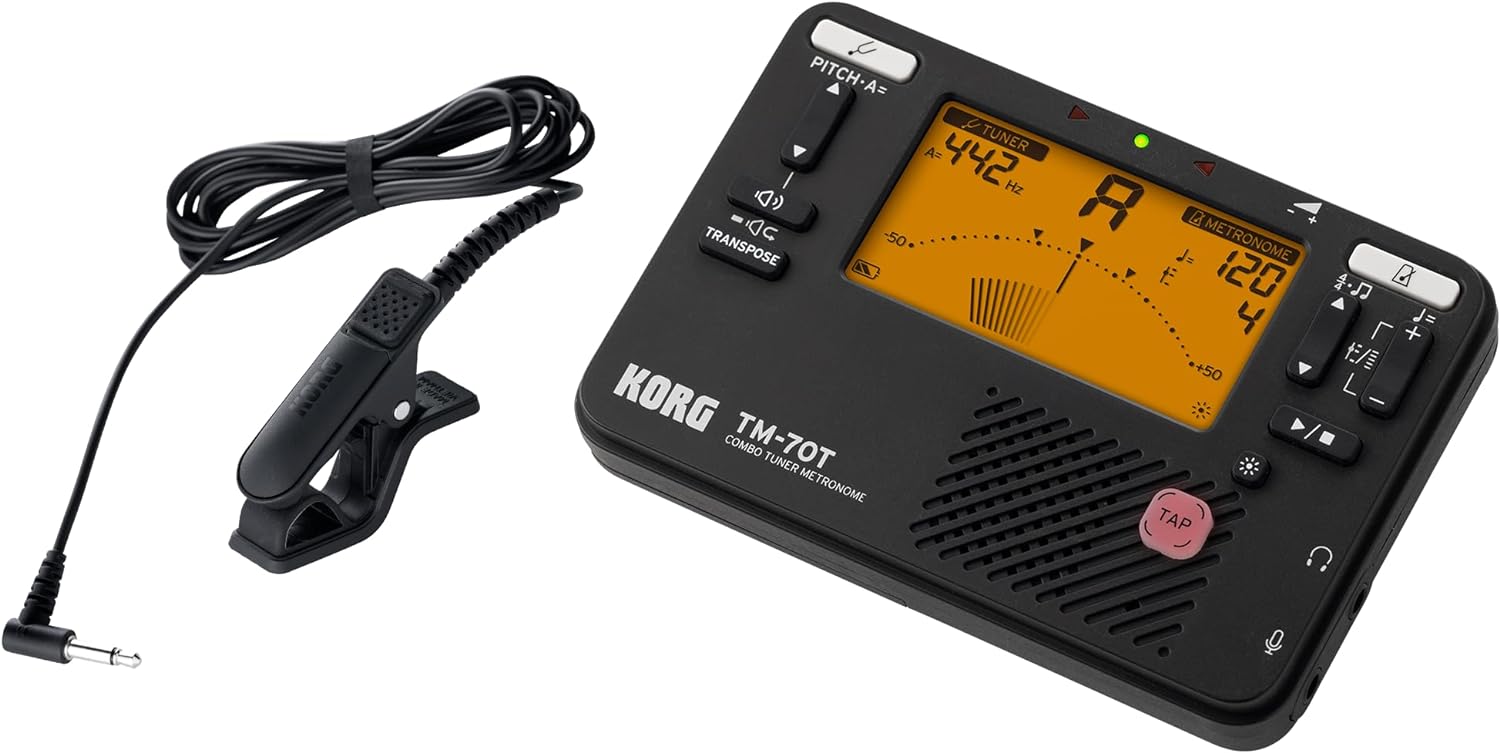 Korg TM70 Combo Tuner/Metronome w/Contact Mic