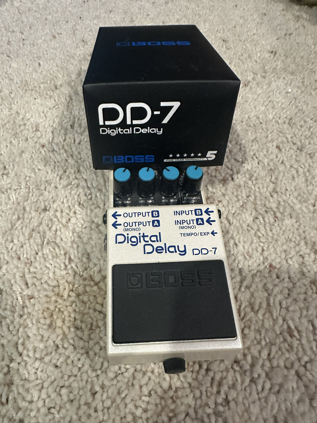 Used Boss DD-7 Digital Delay Pedal