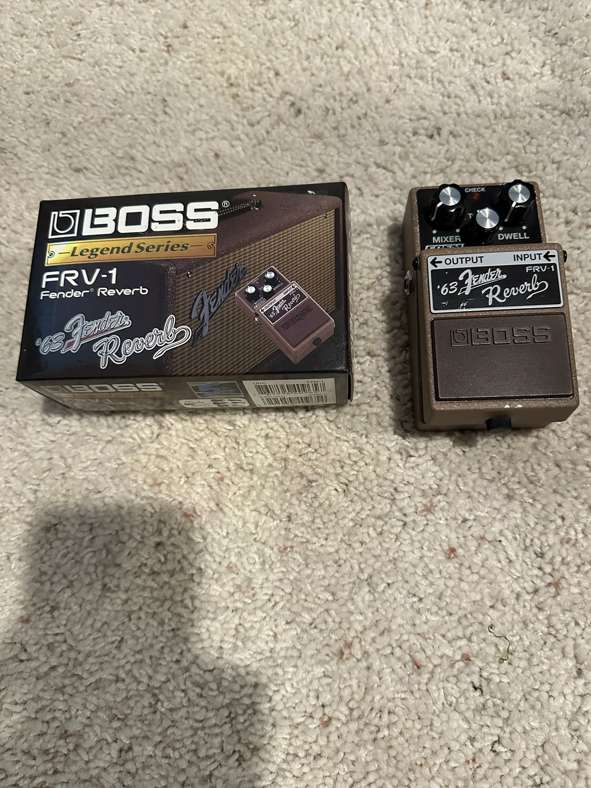 Used Boss FRV-1 '63 Reverb Pedal