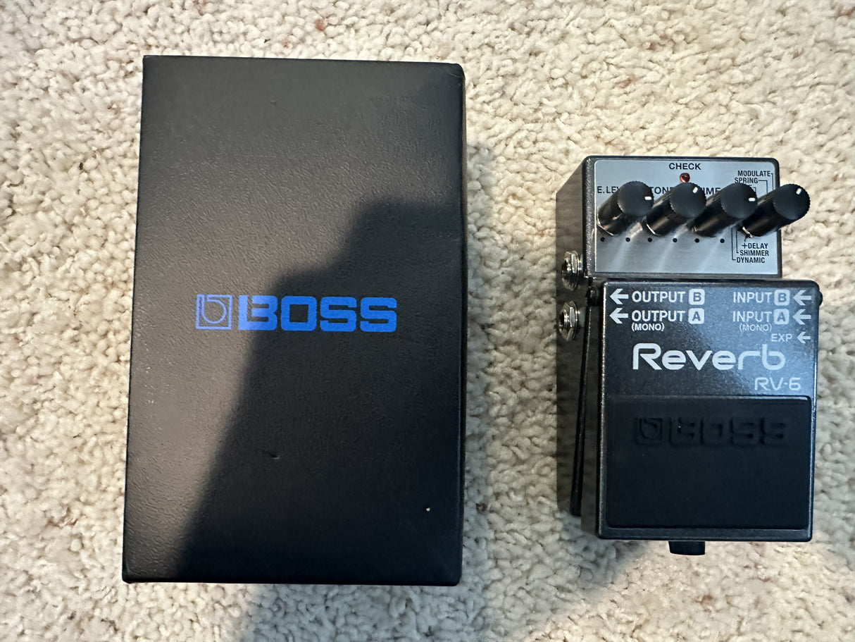 Used Boss RV-6 Reverb Pedal