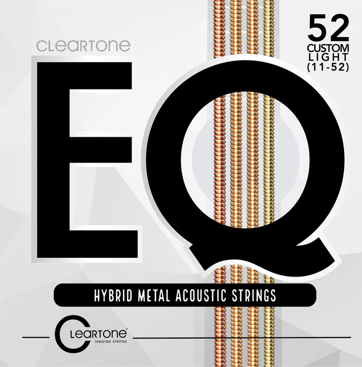 Cleartone EQ Hybrid Metal Acoustic Strings Custom Light (11-52)