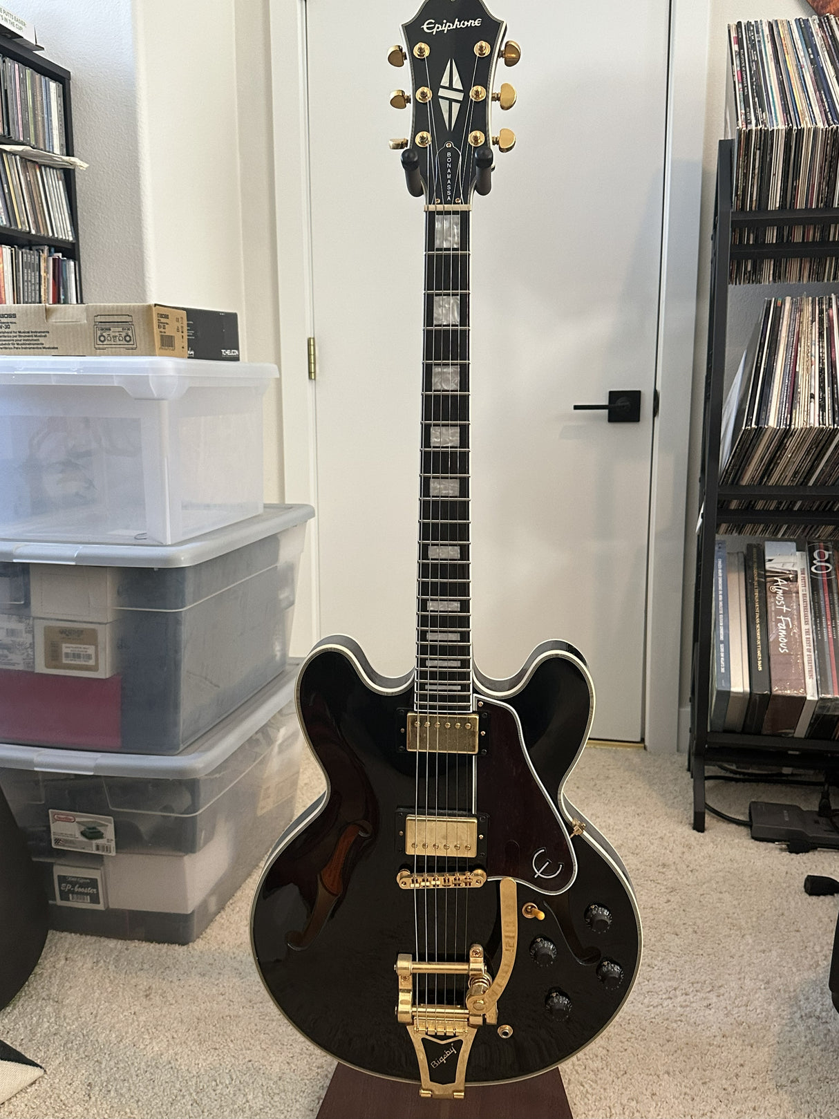 Used 2019 Epiphone Joe Bonamassa LTD ES355 (Black) w/OHSC