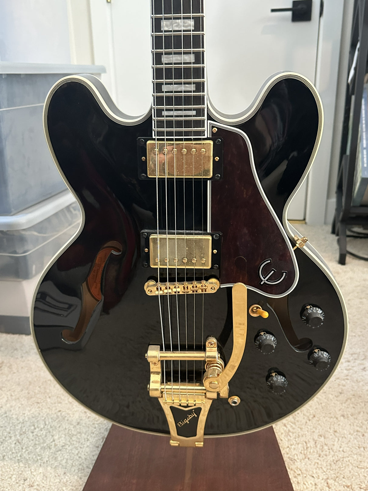 Used 2019 Epiphone Joe Bonamassa LTD ES355 (Black) w/OHSC