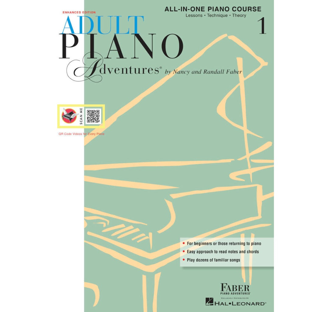 Faber Adult Piano Adventures All-in-One Piano Course Series