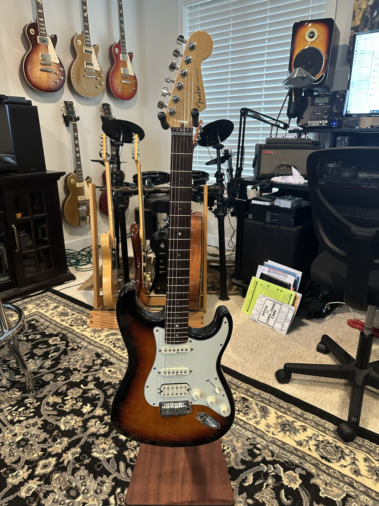 Used 2000 Fender American Deluxe Fat Stratocaster HSS Rosewood Neck