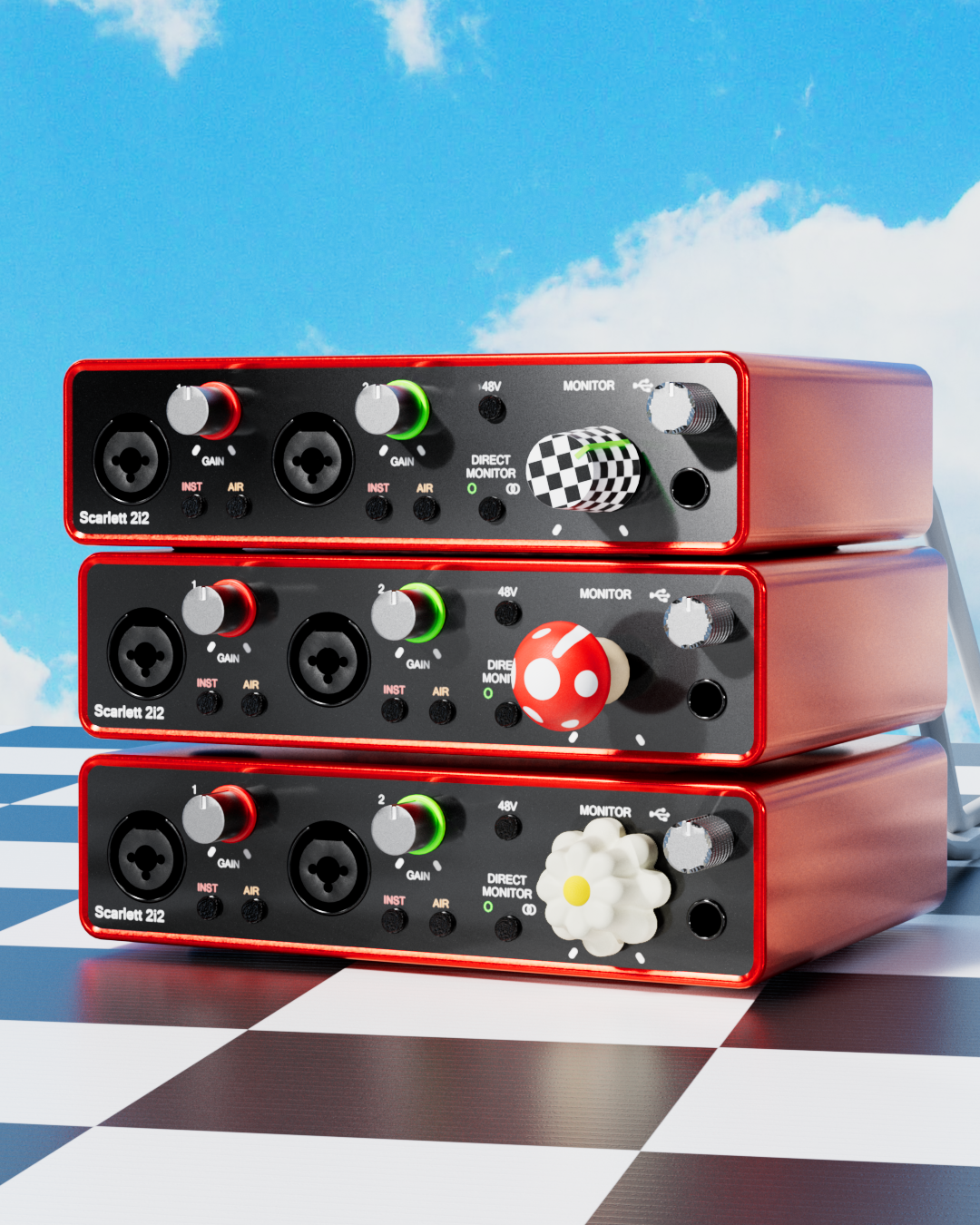 Toadstool Focusrite Knob