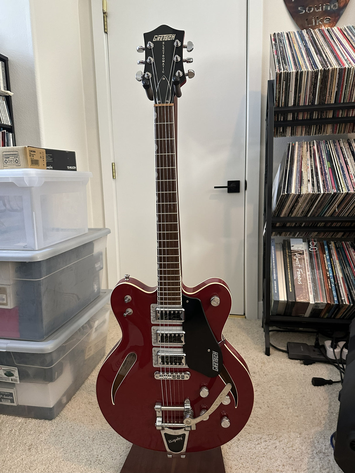 Used 2014 Gretsch 5622T-CB 3-pickup Semi-Hollow Body Red w/HSC