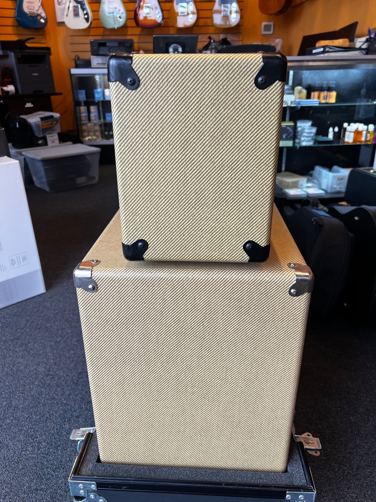 Used Lee Jackson XLS-1000 100 watt Handwired Amp & 2x12 Cab