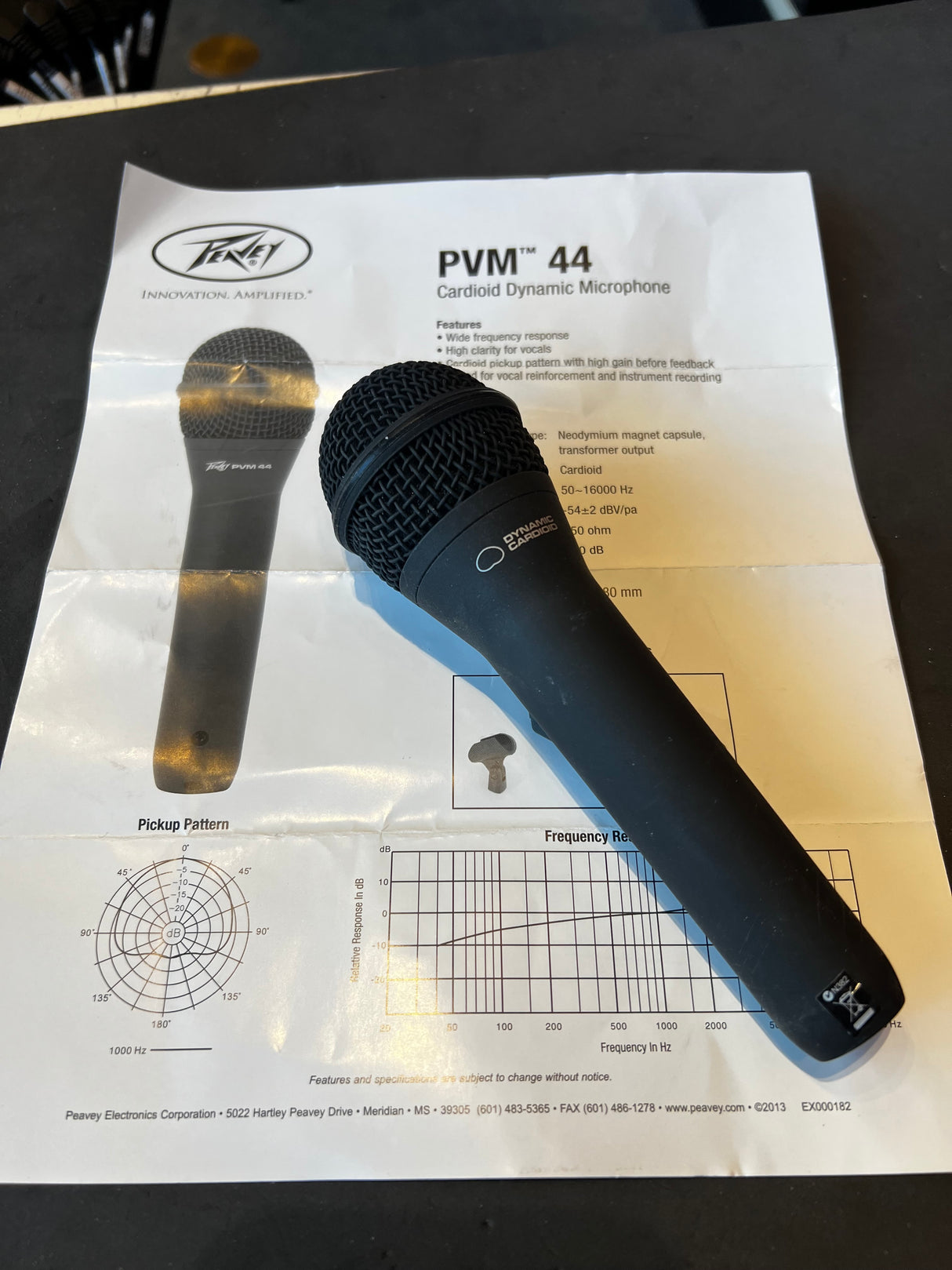 Used Peavey PVM44 Dynamic Microphone
