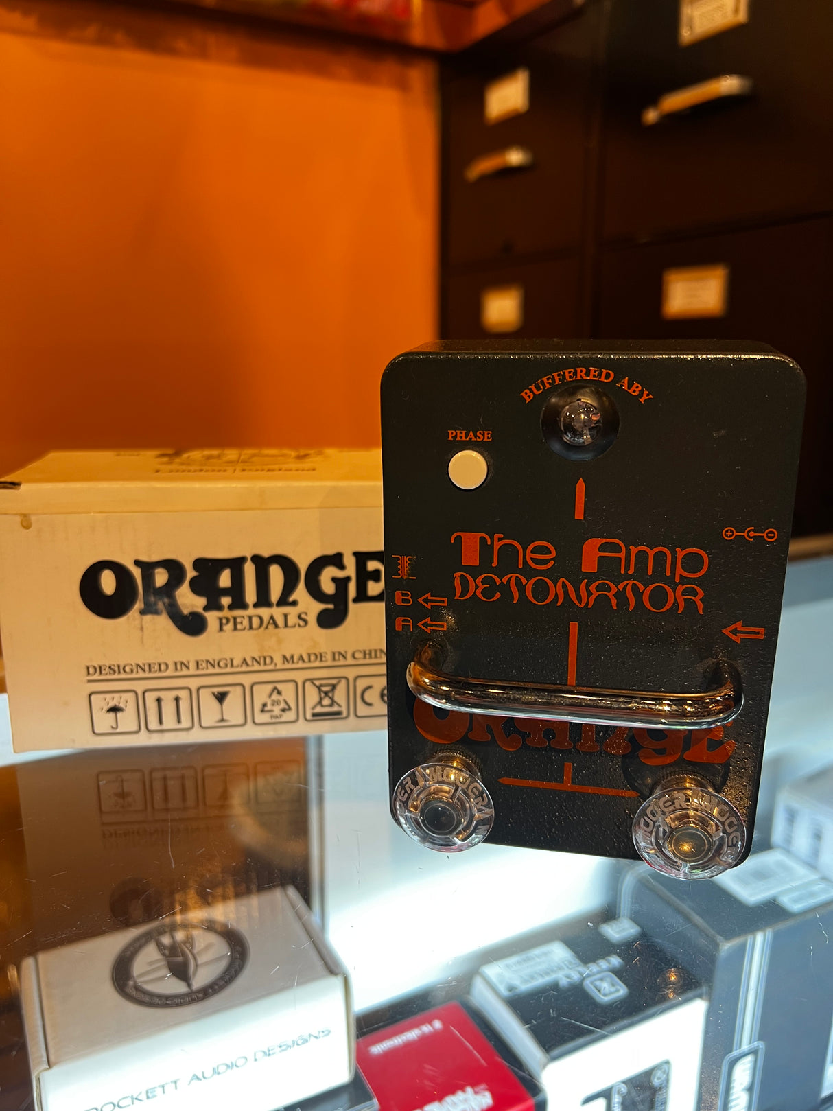 Used Orange The Amp Detonator ABY Pedal