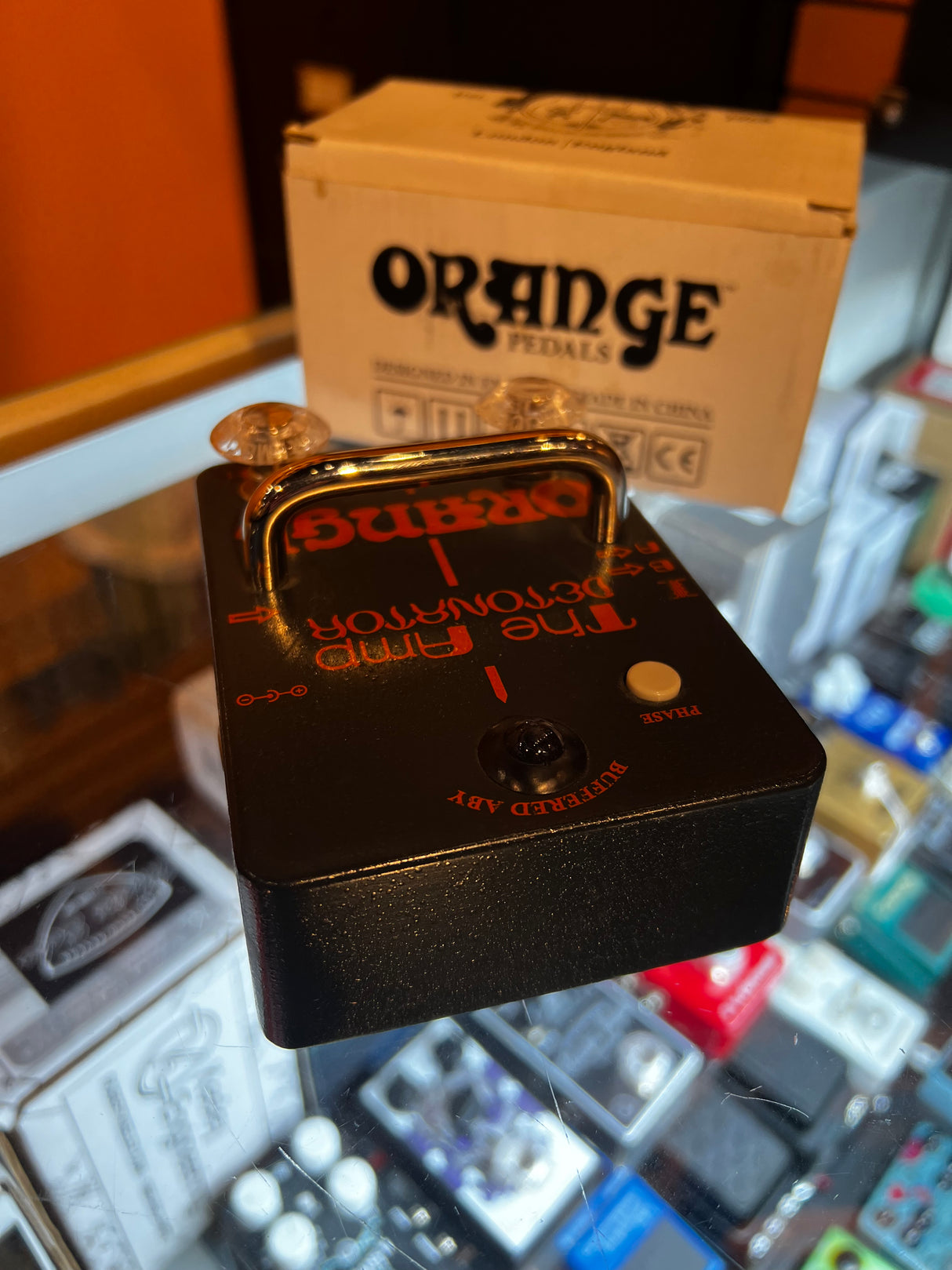 Used Orange The Amp Detonator ABY Pedal
