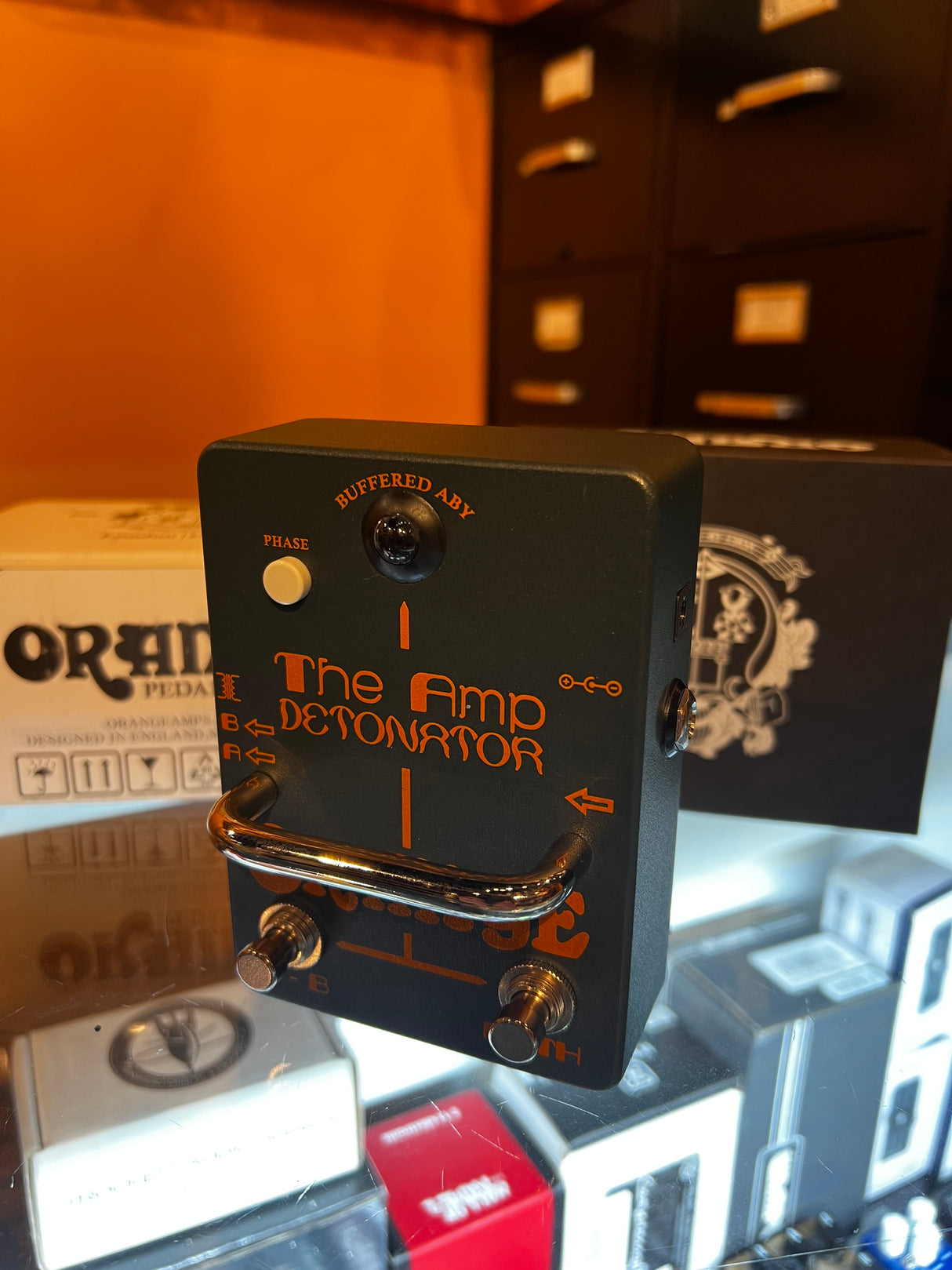 Used Orange The Amp Detonator ABY Pedal