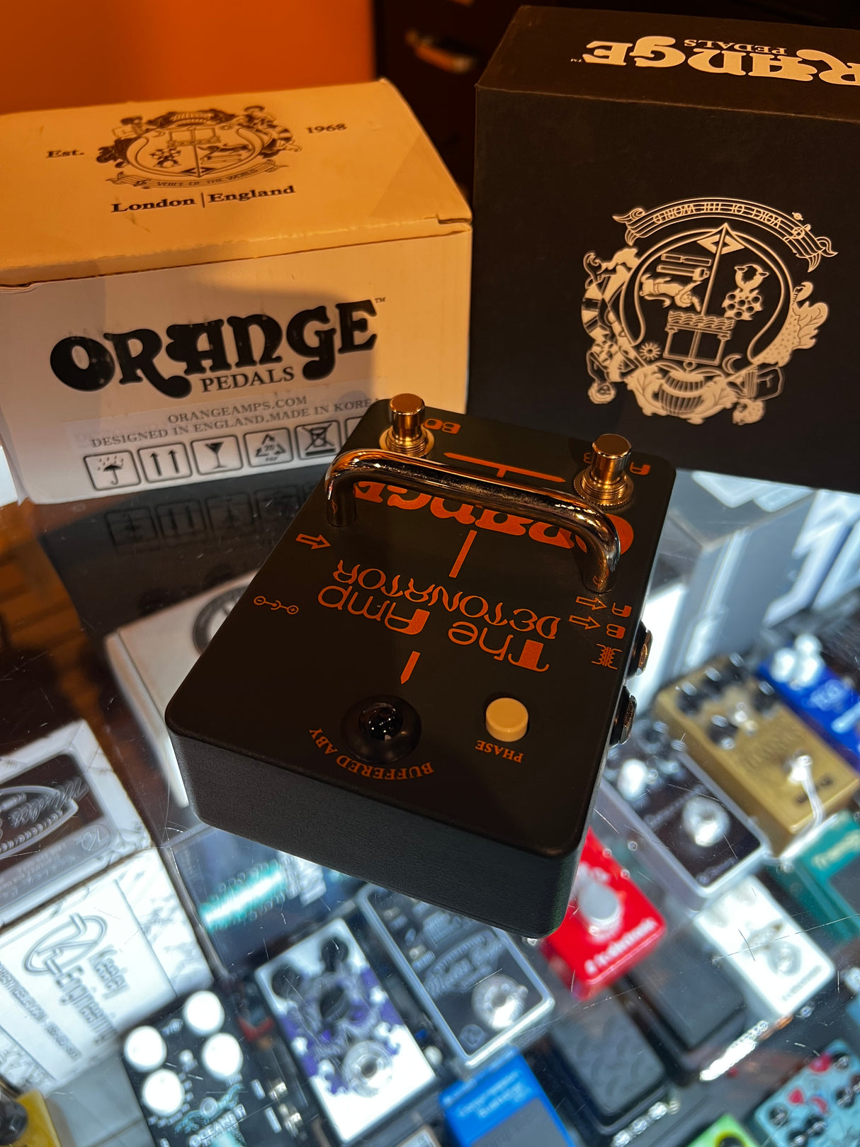 Used Orange The Amp Detonator ABY Pedal