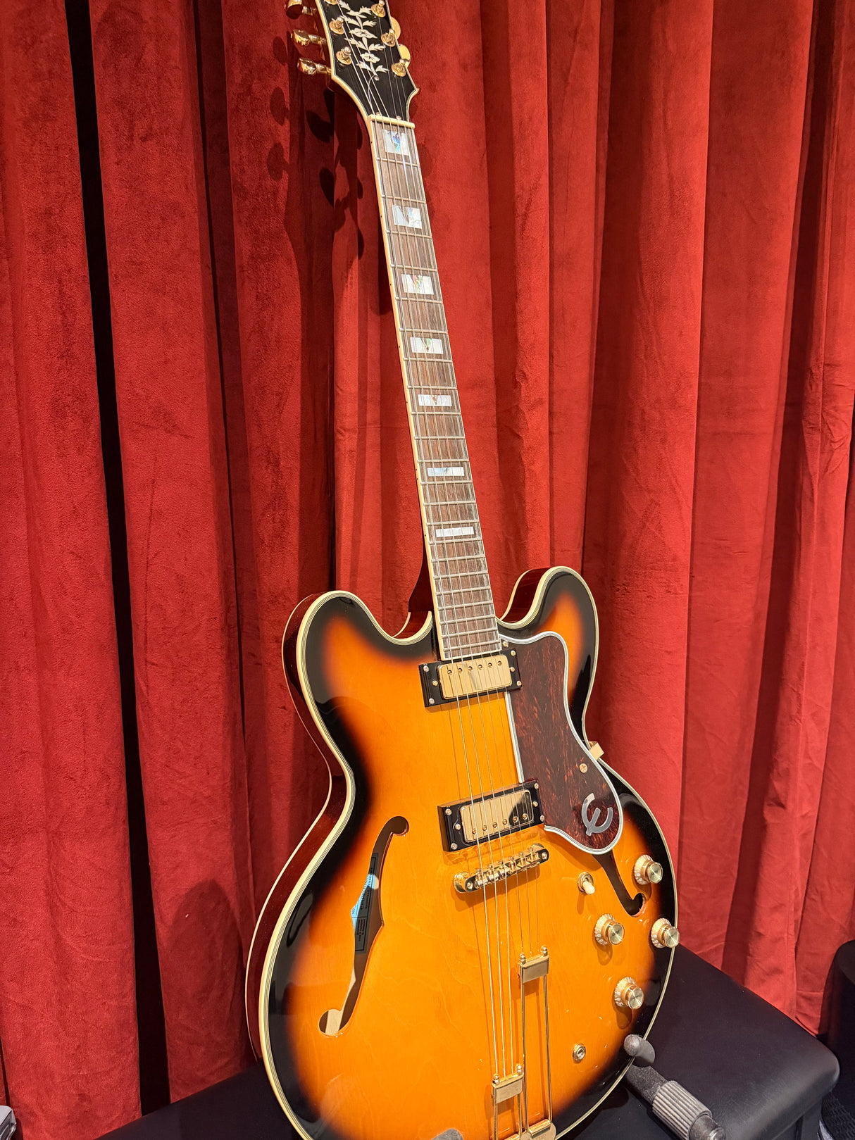 Used 2012 Epiphone Sheraton 50th Anniversary Electric Guitar w/HSC