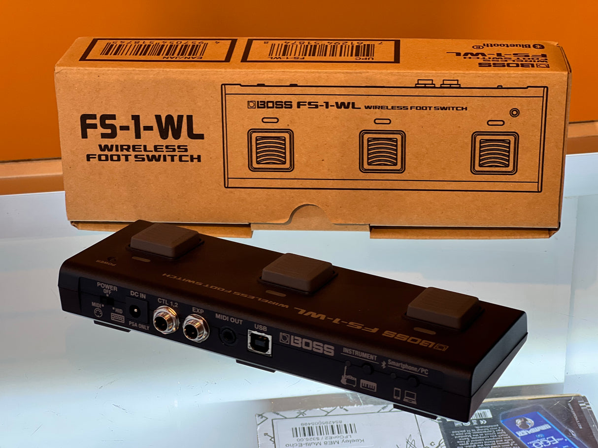 Used Boss FS-1-WL Bluetooth Wireless Footswitch