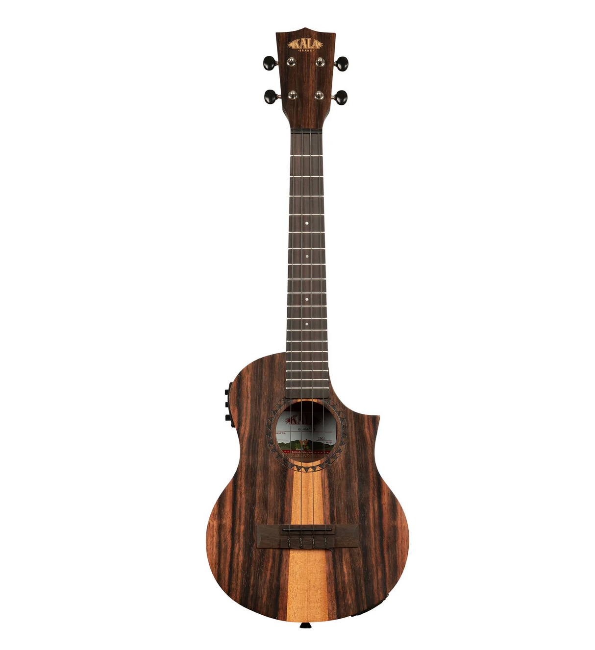 Kala Amara Tri-Top Tenor Ukulele w/Cutaway & EQ