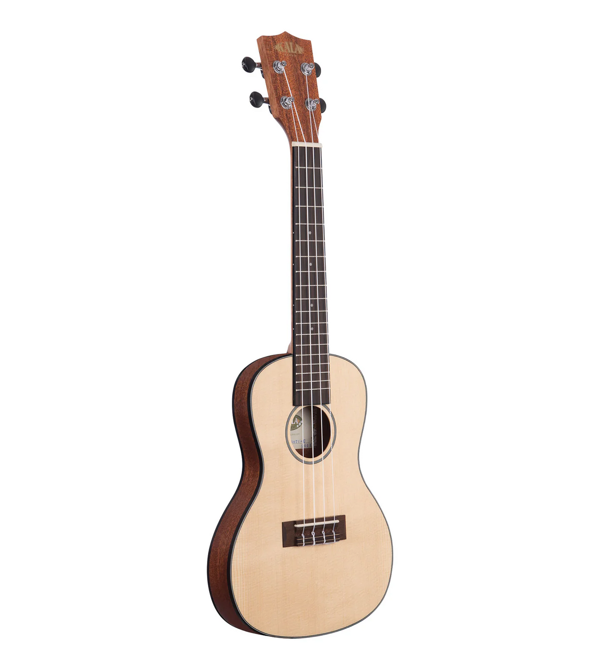 Kala Solid Spruce Top Mahogany Travel Concert Ukulele