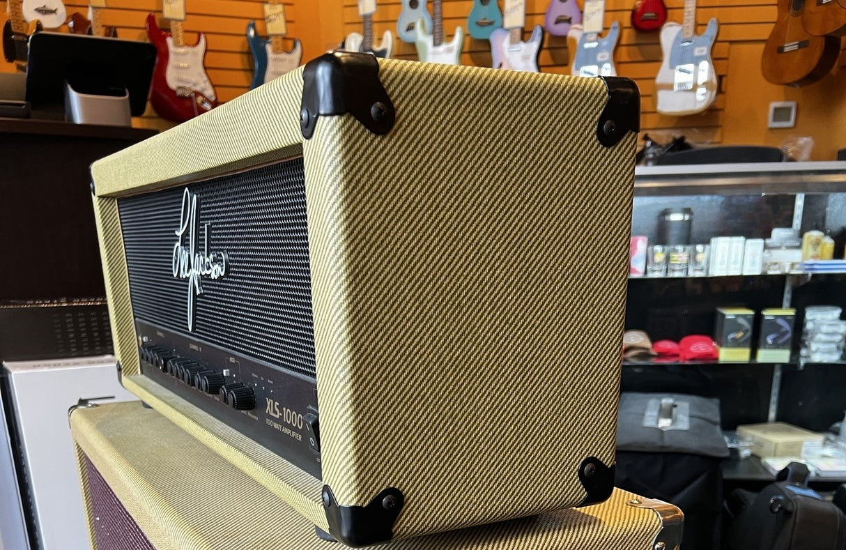 Used Lee Jackson XLS-1000 100-watt Handwired Amp Head and Road Case