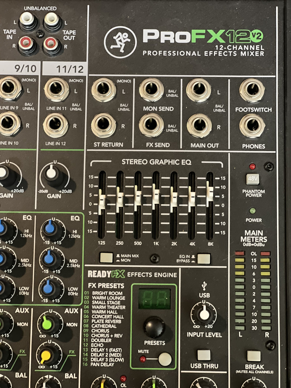 Used Mackie ProFX12 V2 12-Channel Effects Mixer