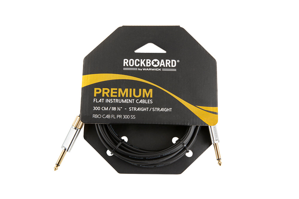 RockBoard Premium Flat Lead Cable, 9.84', Straight / Straight
