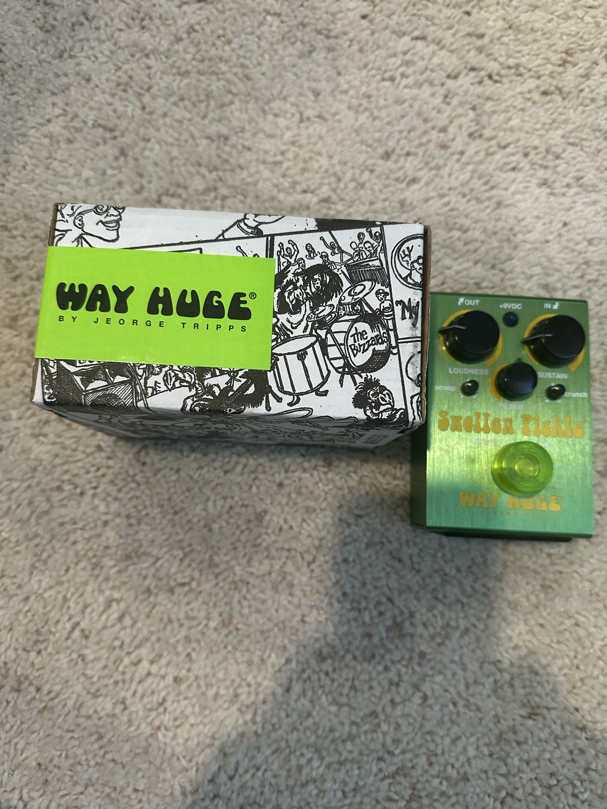 Used Way Huge Swollen Pickle MKII Fuzz Pedal
