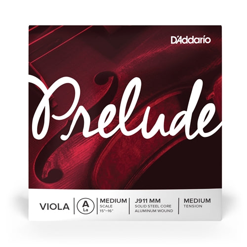 D'Addario Prelude Viola Strings (Single A)