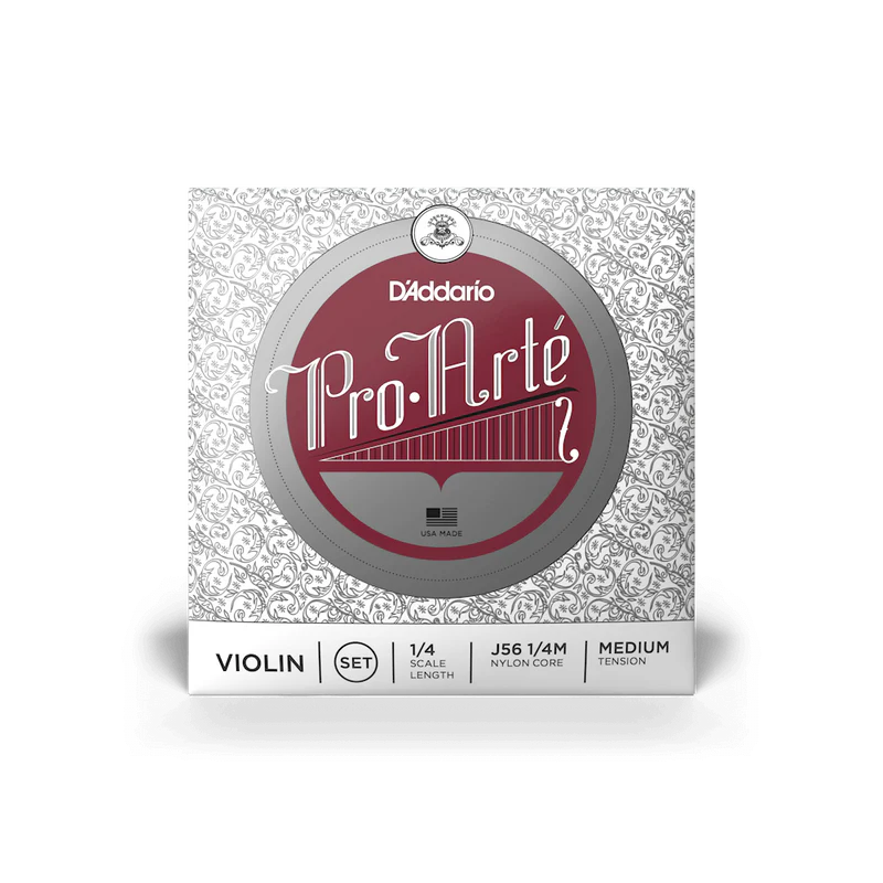 D'Addario Pro-Arte Medium Tension Violin Strings (Full-Set)