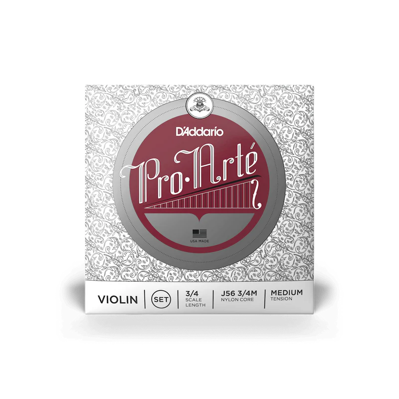 D'Addario Pro-Arte Medium Tension Violin Strings (Full-Set)