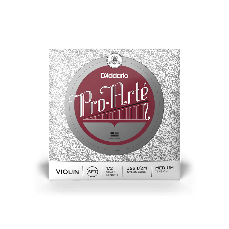 D'Addario Pro-Arte Medium Tension Violin Strings (Full-Set)