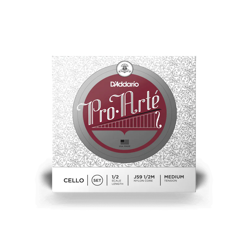 D'Addario Pro-Arte Medium Tension Cello Strings (Full-Set)