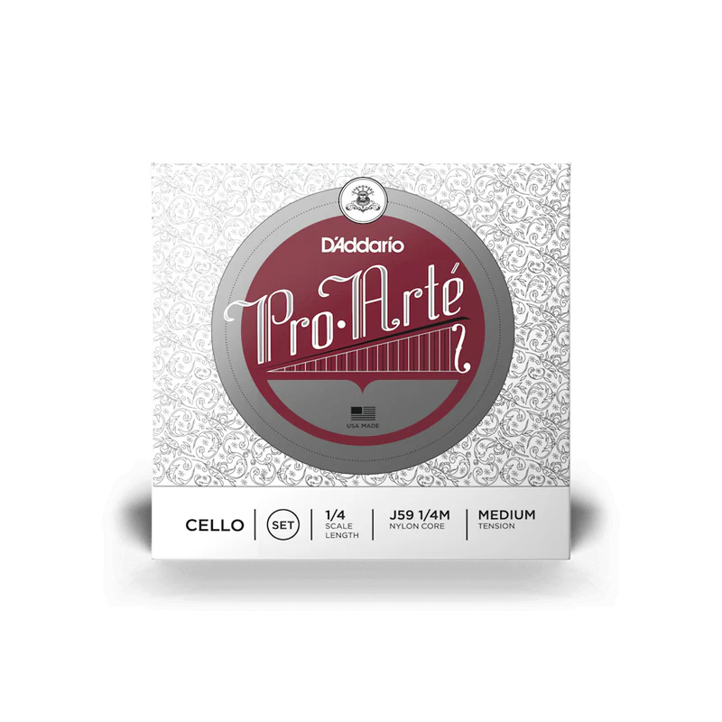 D'Addario Pro-Arte Medium Tension Cello Strings (Full-Set)