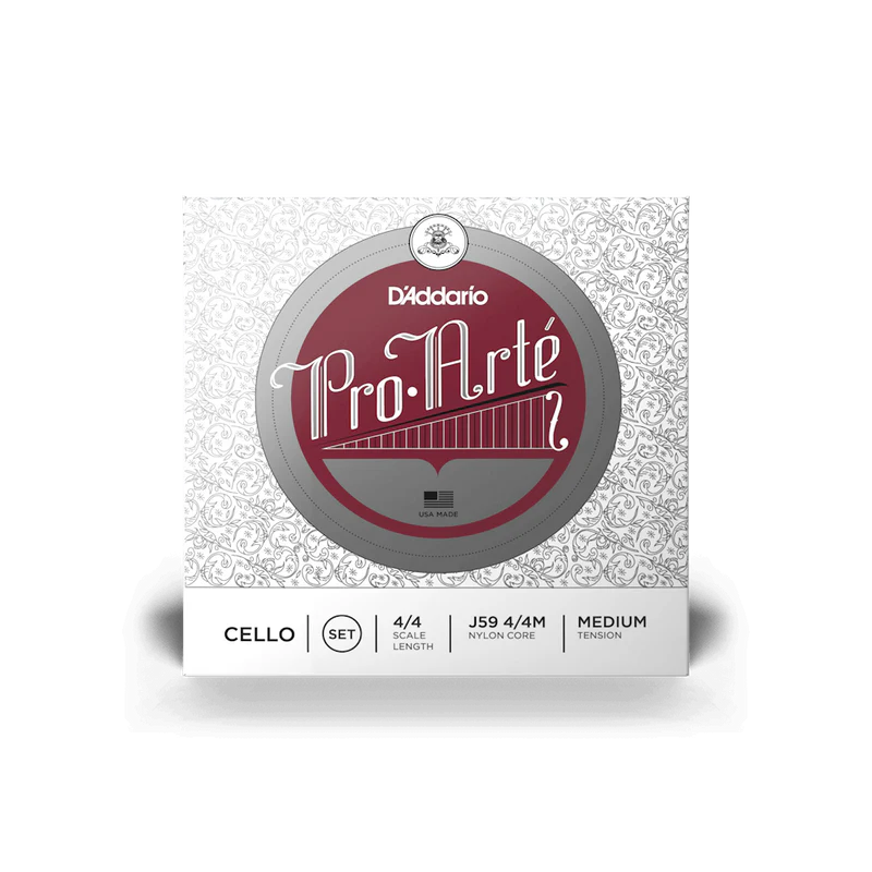 D'Addario Pro-Arte Medium Tension Cello Strings (Full-Set)