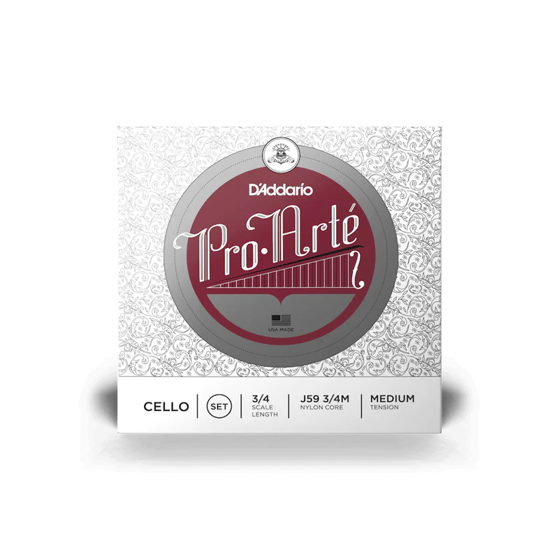 D'Addario Pro-Arte Medium Tension Cello Strings (Full-Set)