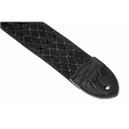 Fender Nylon Jacquard Strap 2" Black Satin Diamond