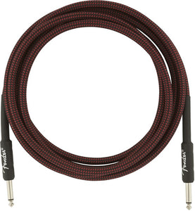 FENDER PROFESSIONAL SERIES 10FT INSTRUMENT CABLE, RED TWEED