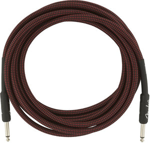 FENDER PROFESSIONAL SERIES 15FT INSTRUMENT CABLE, RED TWEED