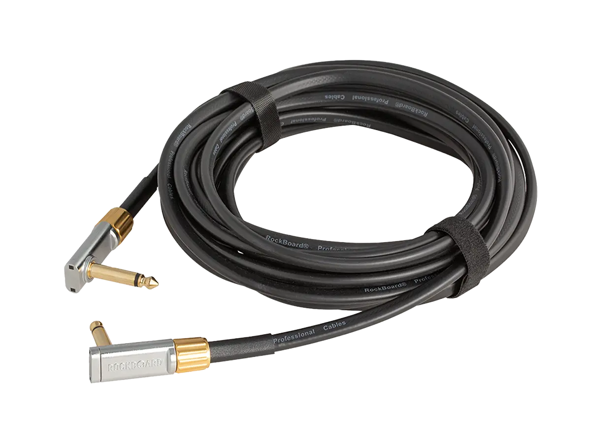 RockBoard Premium Flat Lead Cable, 9.84', Angled/Angled