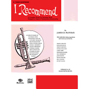 I Recommend - Bb Tenor Saxophone