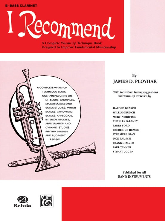 I Recommend - Bb Bass Clarinet