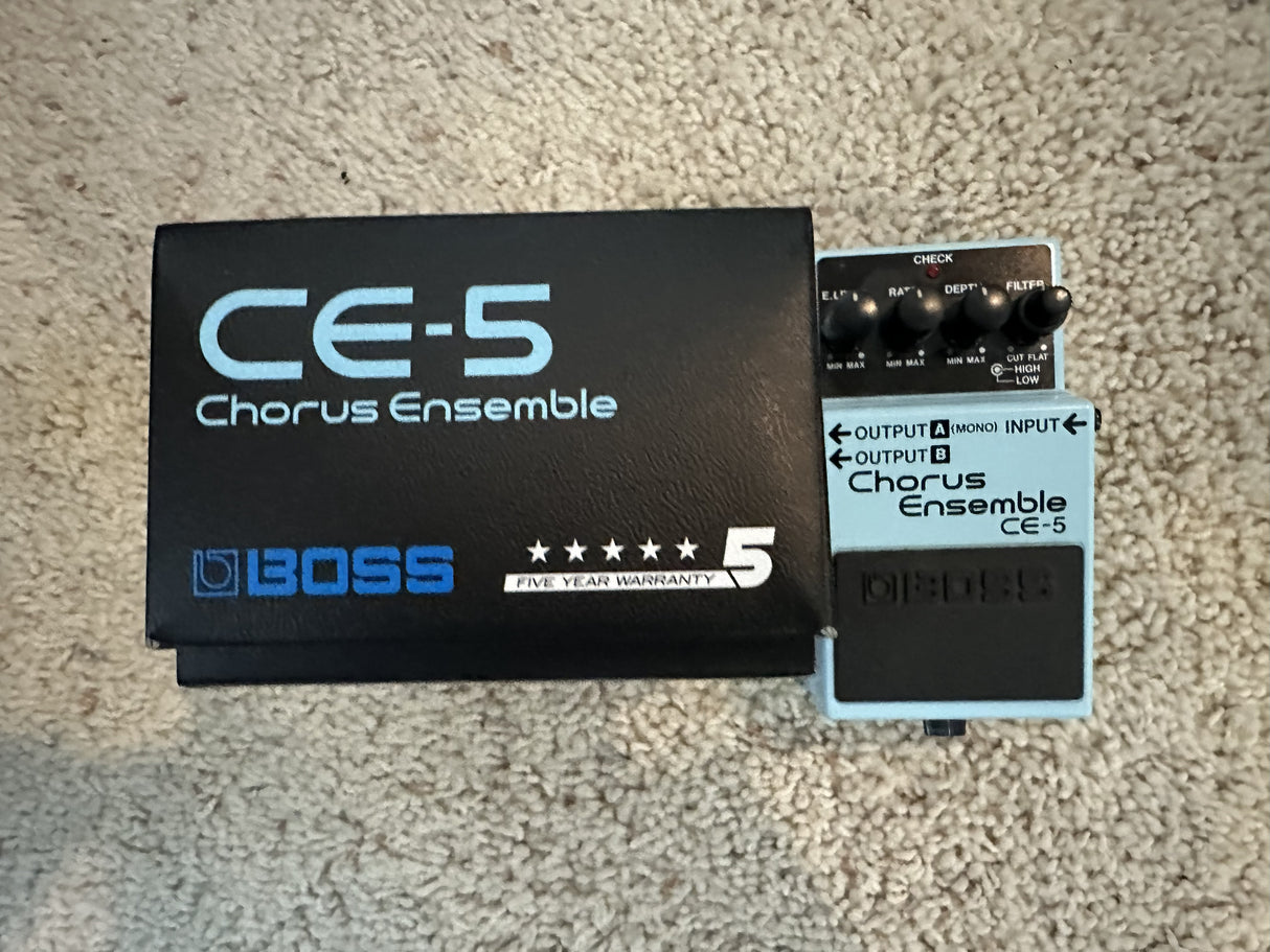 Used Boss CE-5 Chorus Ensemble Pedal