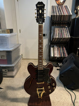 Used 2018 Epiphone Riviera Electric Guitar Wine