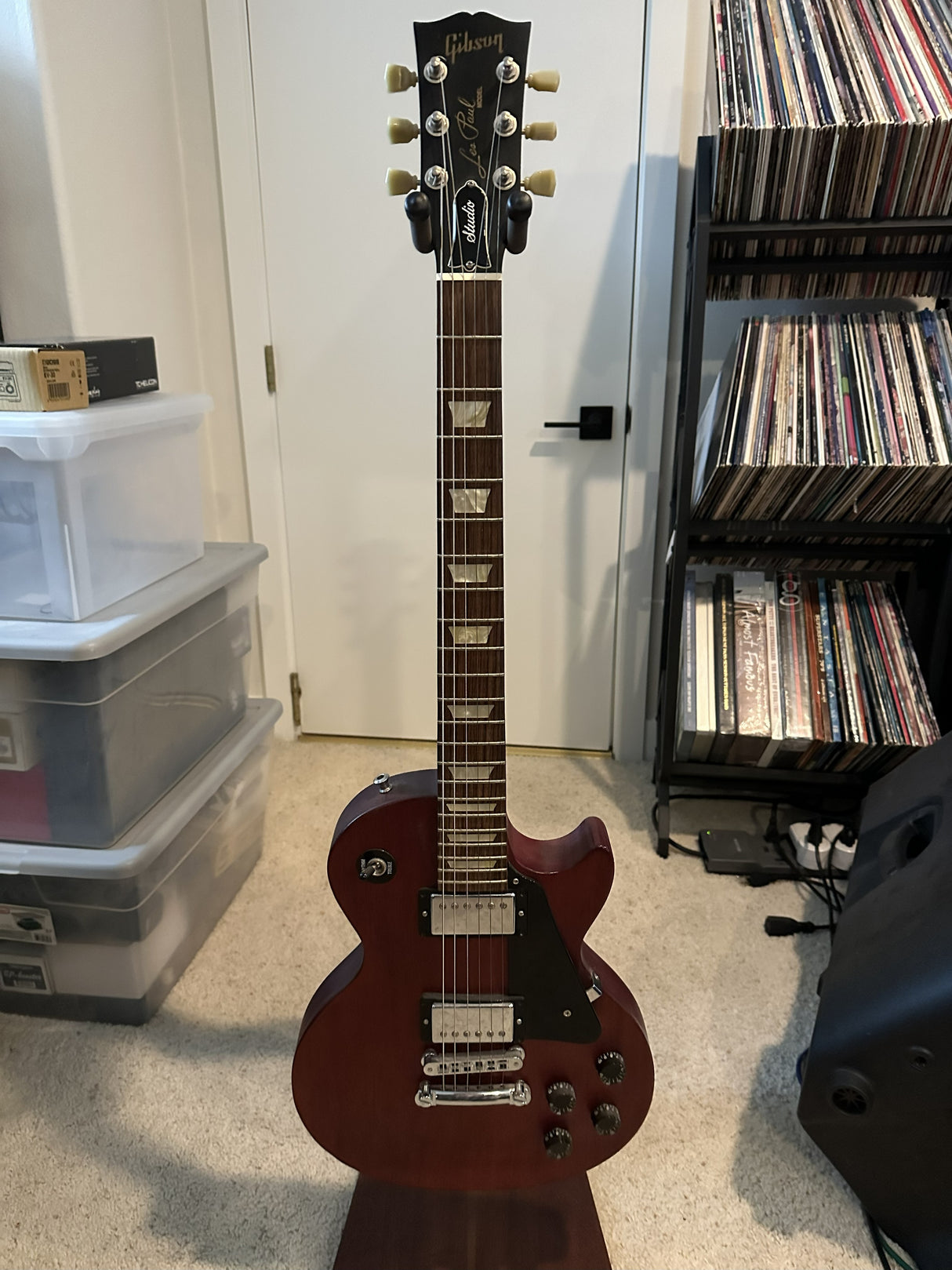 Used 2008 Gibson Les Paul Studio Worn Cherry w/HSC