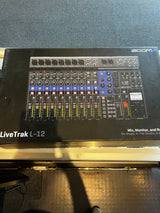 Mint Condition Zoom LiveTrak L-12 Digital Mixer w/original box