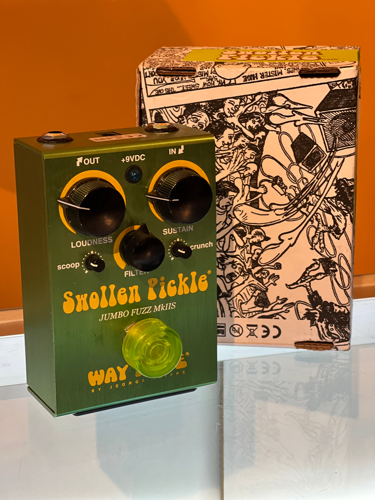 Used Way Huge Swollen Pickle MKII Fuzz Pedal