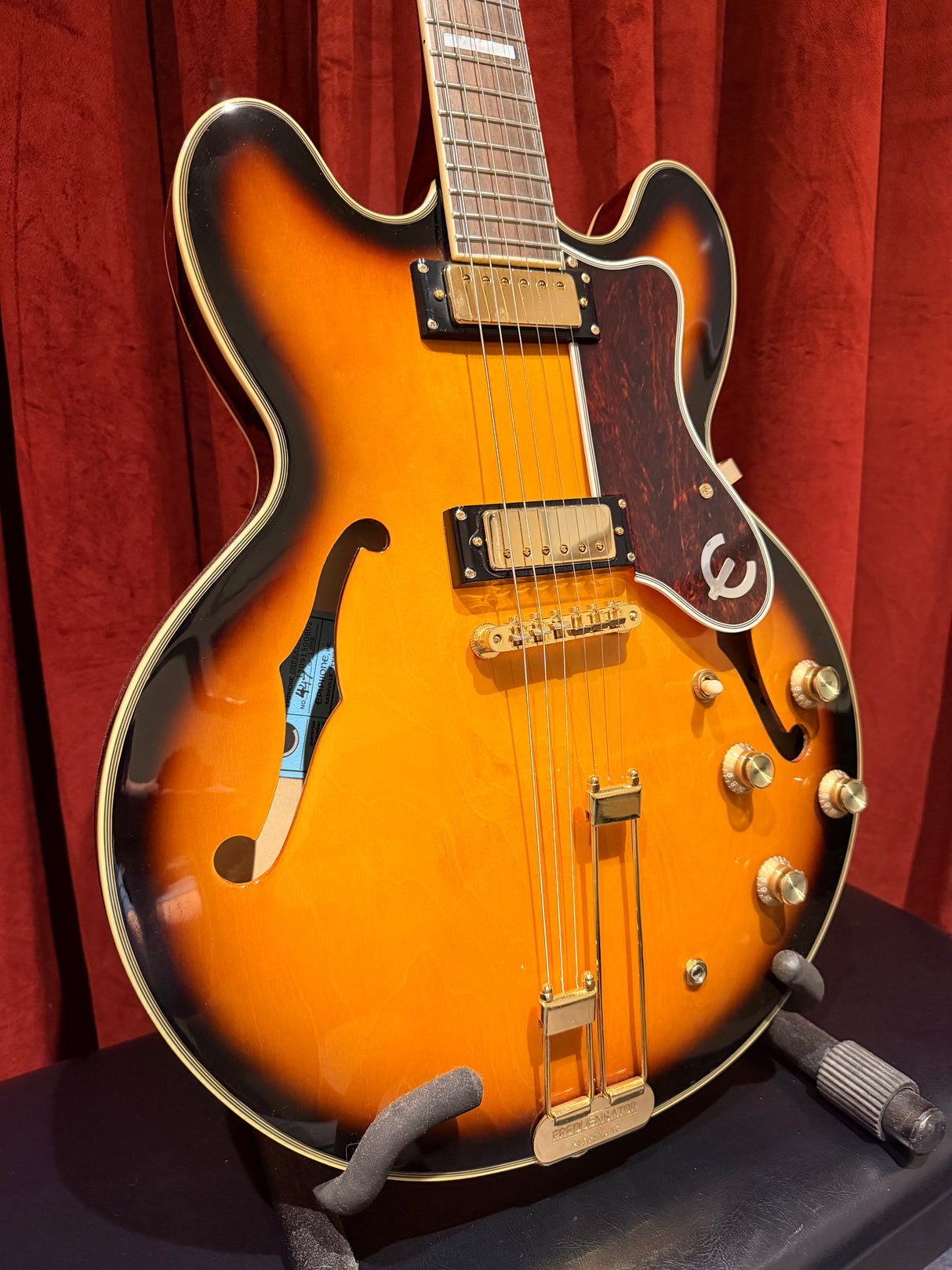 Used 2012 Epiphone Sheraton 50th Anniversary Electric Guitar w/HSC