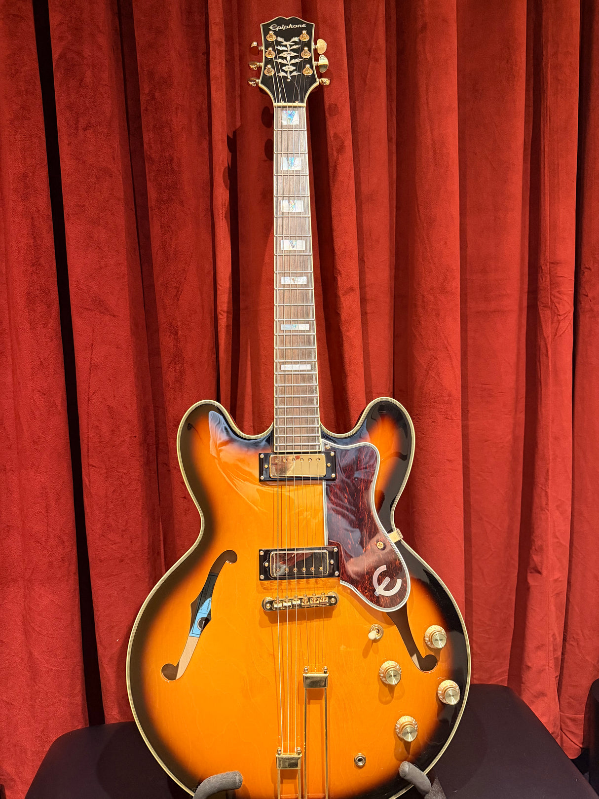 Used 2012 Epiphone Sheraton 50th Anniversary Electric Guitar w/HSC