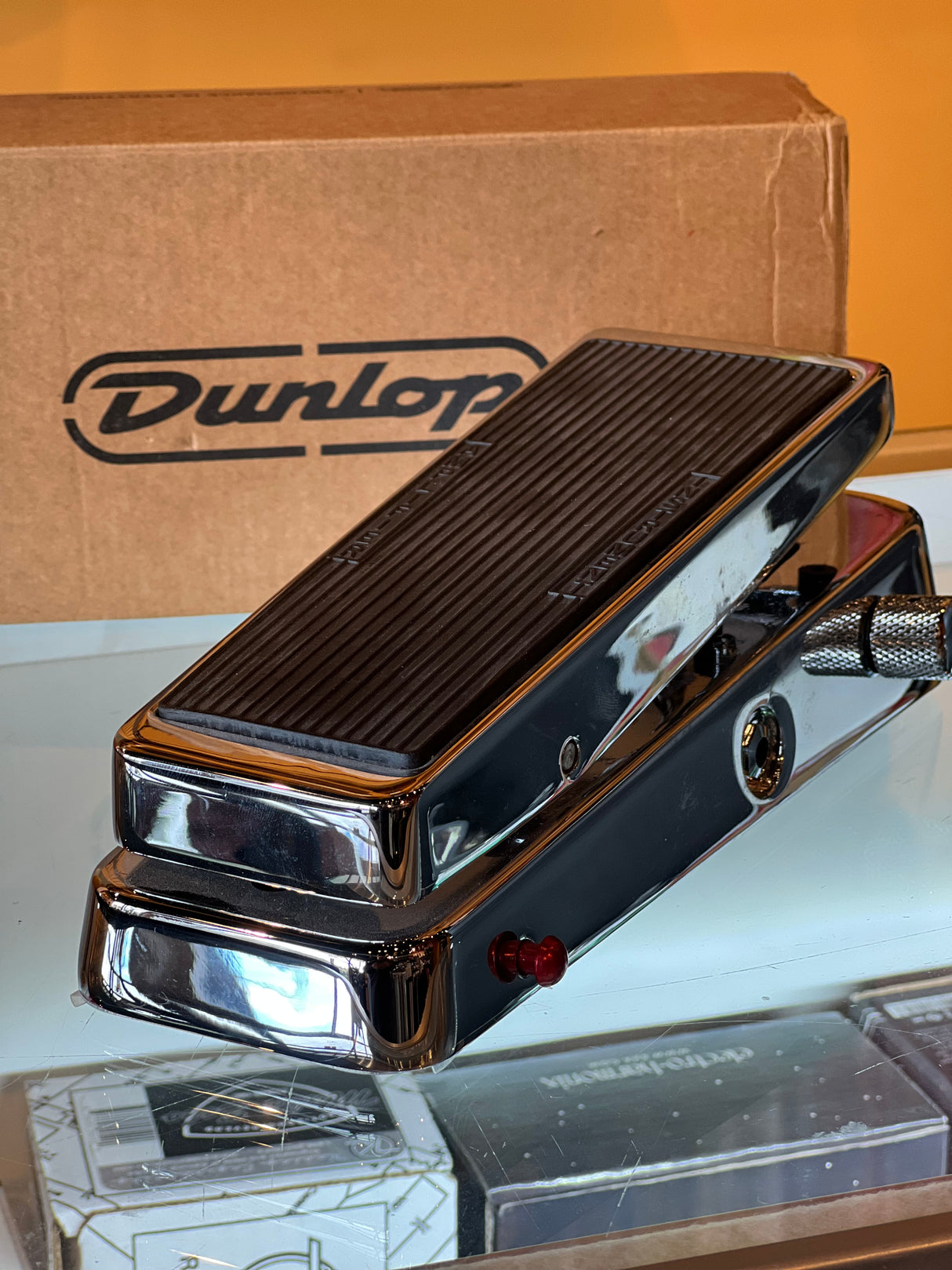 Used Dunlop 535Q Chrome Cry Baby Wah Pedal